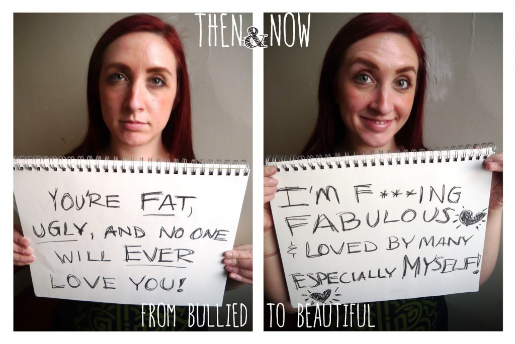 Then & Now - from bullied to beautiful