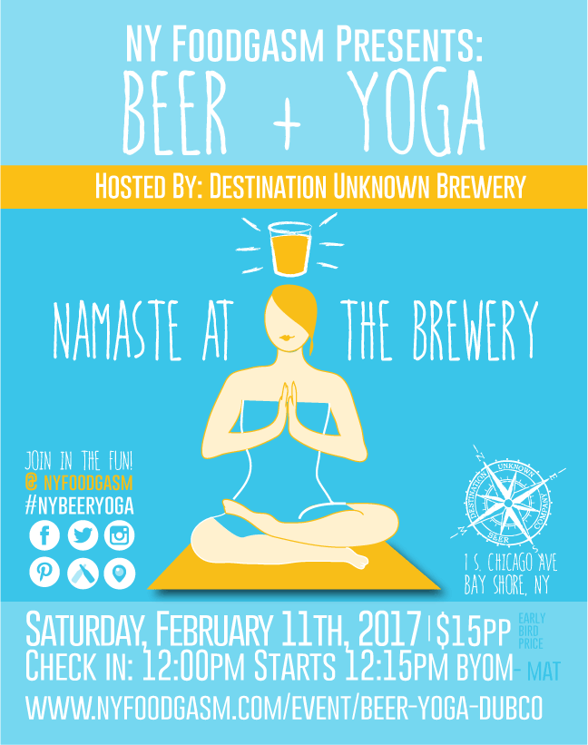 Beer and Yoga at DUBCO