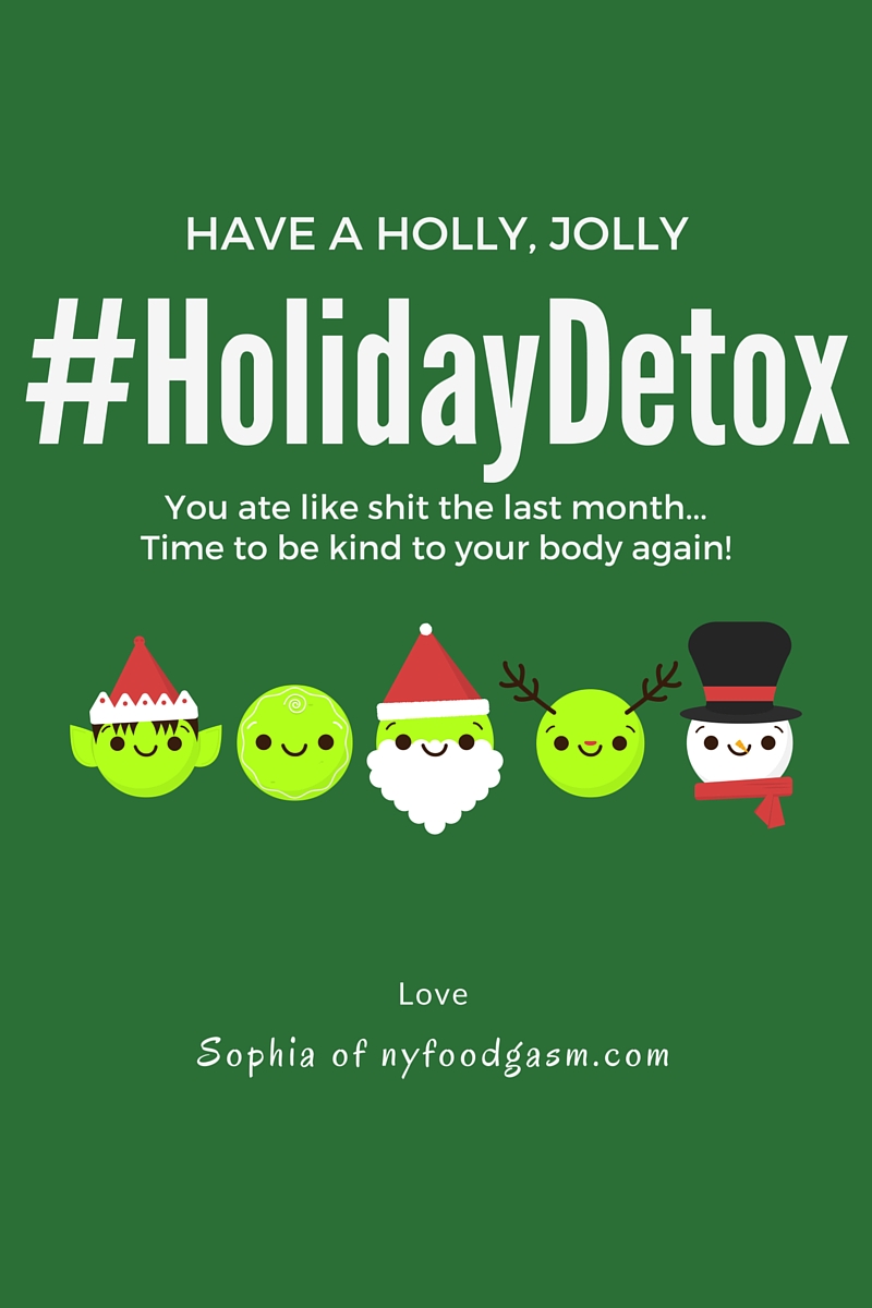 #HolidayDetox