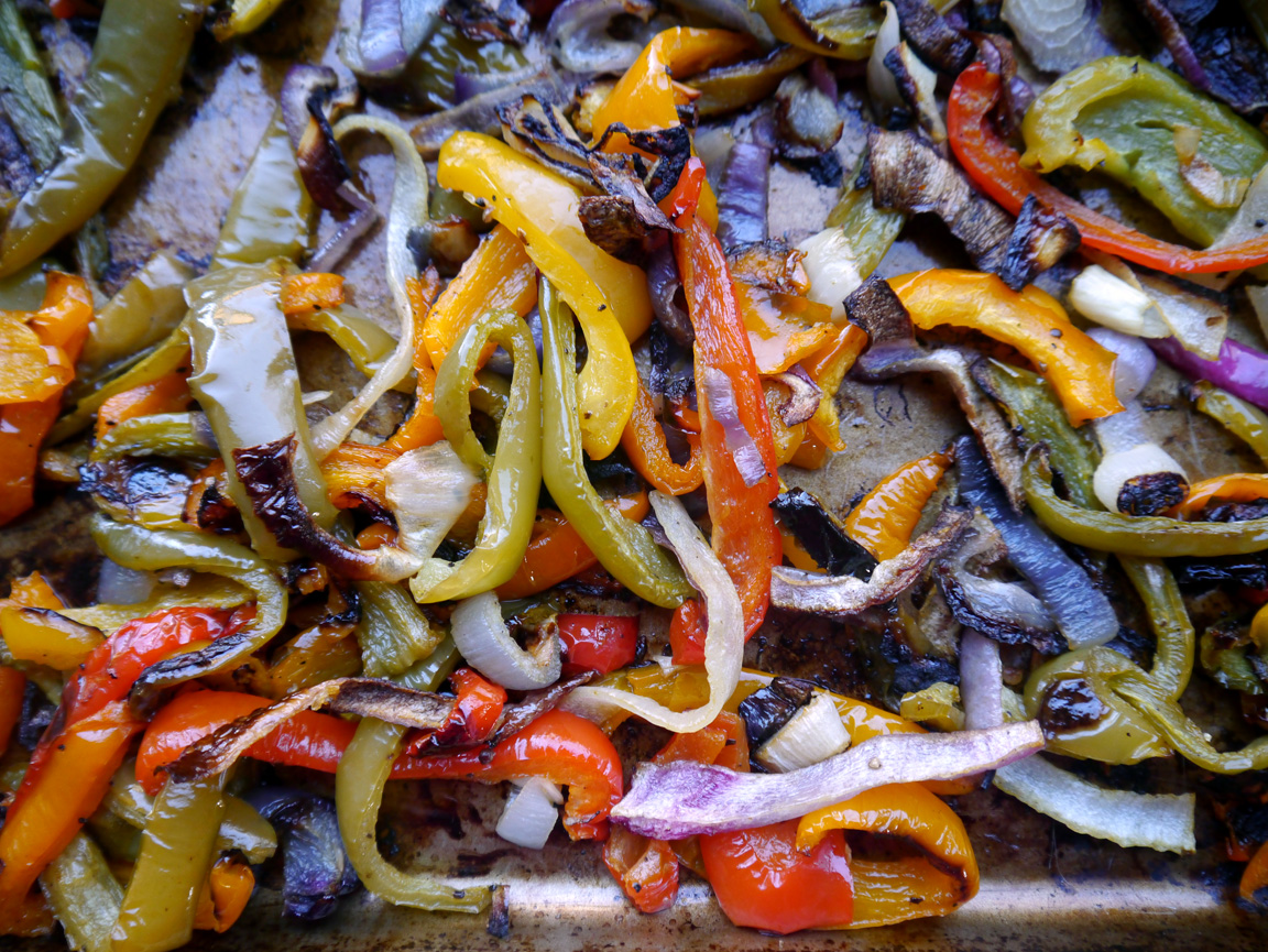 Roasted Peppers and Onions