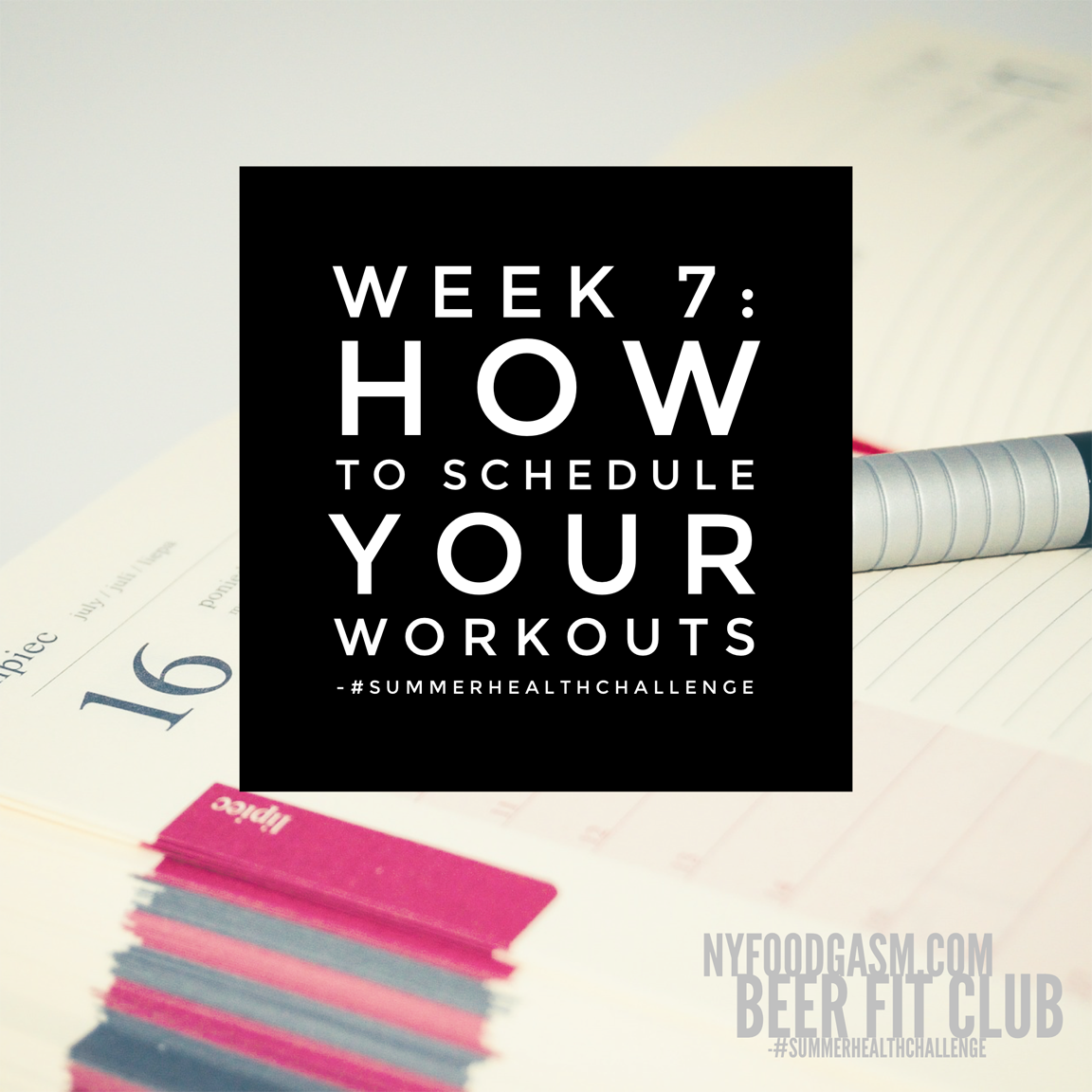How to Schedule Your Workouts