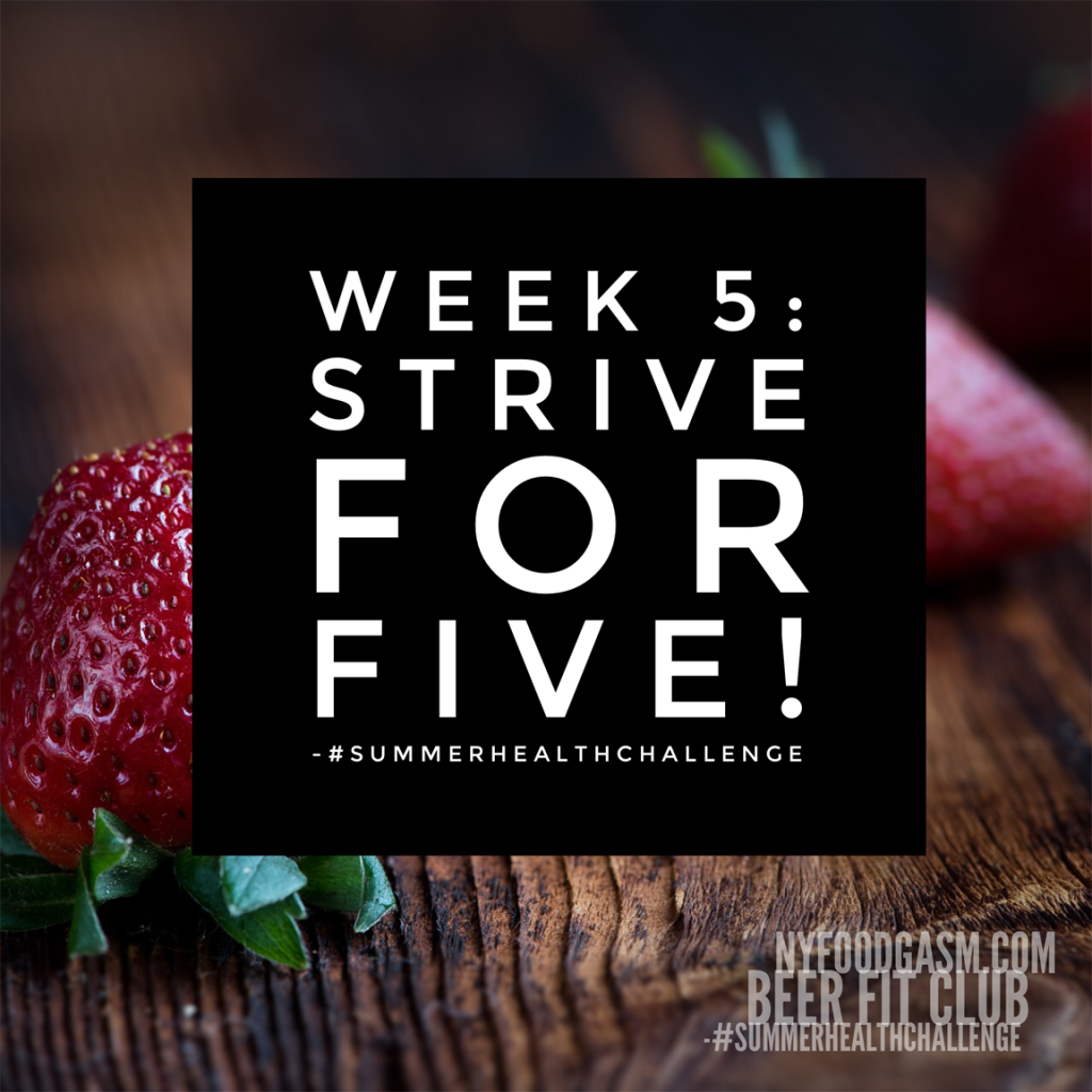 Strive for Five: Why and How to Get Five Servings of Fruits and Vegetables Per Day!