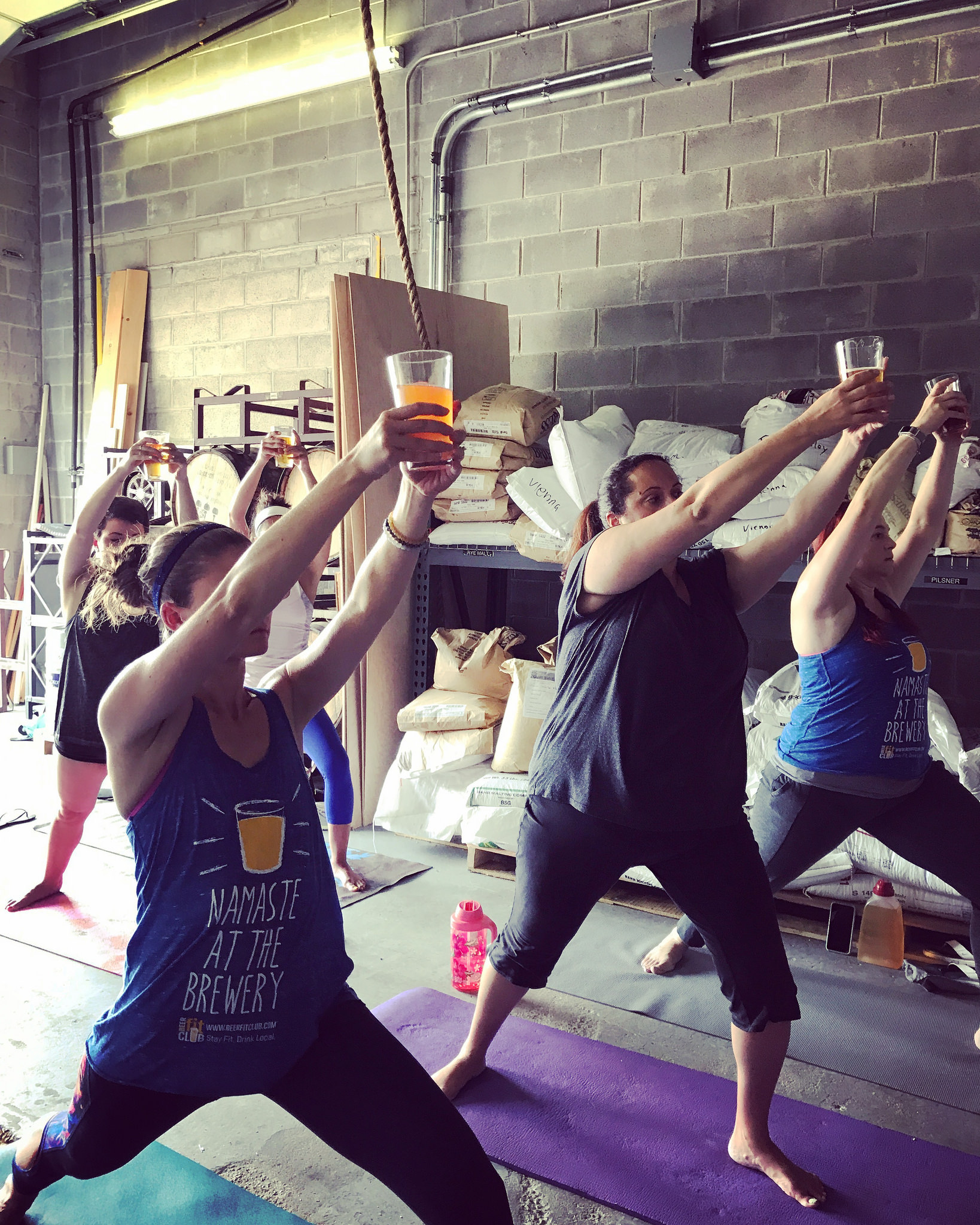 Namaste at the Brewery Tank Top
